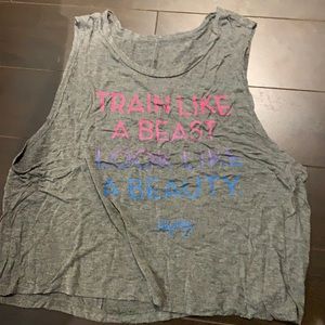 Blogilates Train like a beast look like a beauty flowy tank